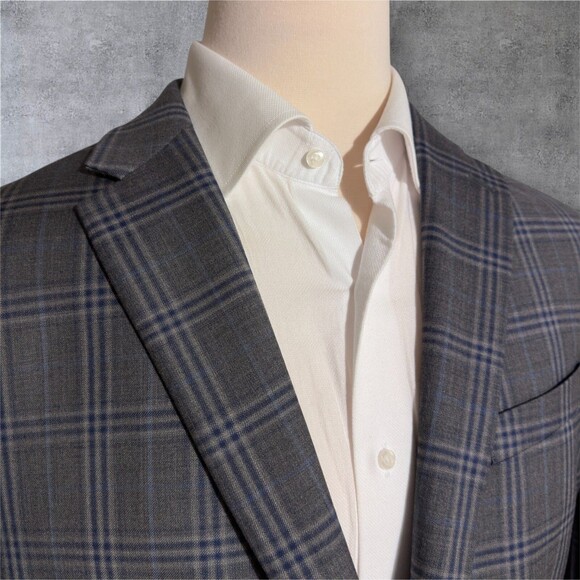 JOS A BANK Reserve Men's 44L Tailored Fit Wool Blazer Sport Coat 2-Button Jacket - Picture 3 of 14